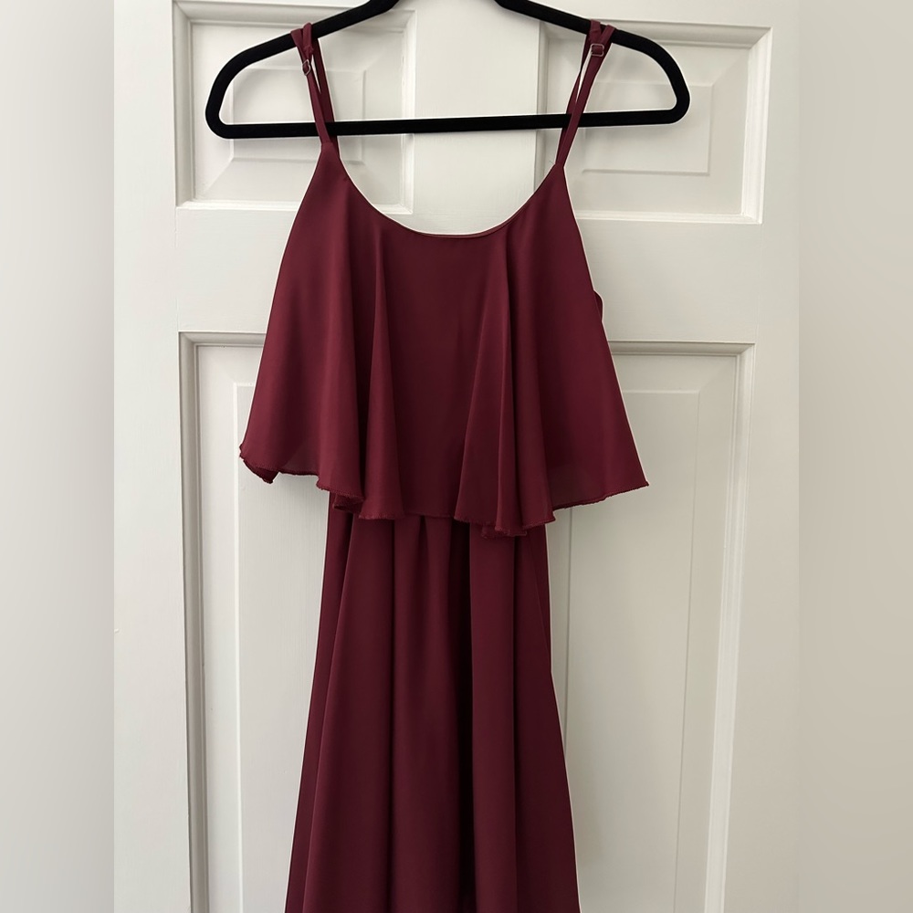 Maroon Dress